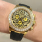 Ro*ex Eye Of The Tiger Gold Dial Silicon Belt Edition Premium Quality Luxury Watch cozyfox.shop